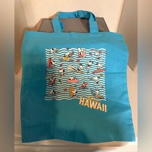 NWT Snoopy Aloha Hawaii Reusable Tote Bag